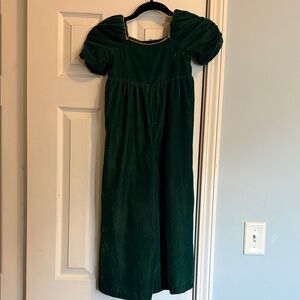 Janie and Jack Green velvet One Piece palazzo one piece